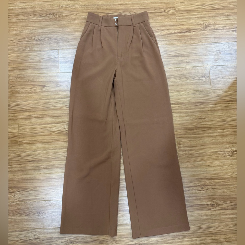 Abercrombie & Fitch Beige Tailored Wide Leg Pants Size XS